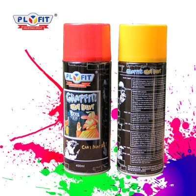 El espray de la pintada de PLYFIT pinta 400ml 60min difícilmente seco para las pinturas multi del color del propósito